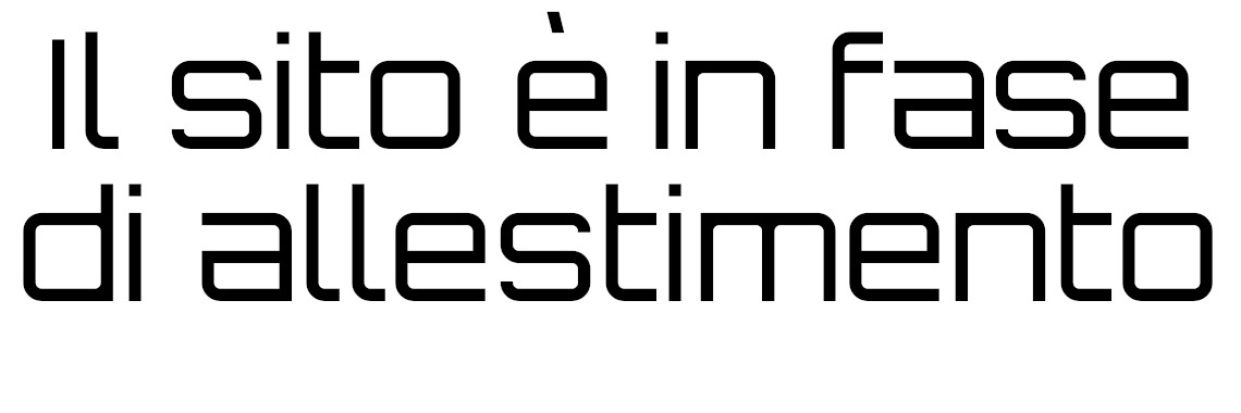 Il sito è in fase di allestimento